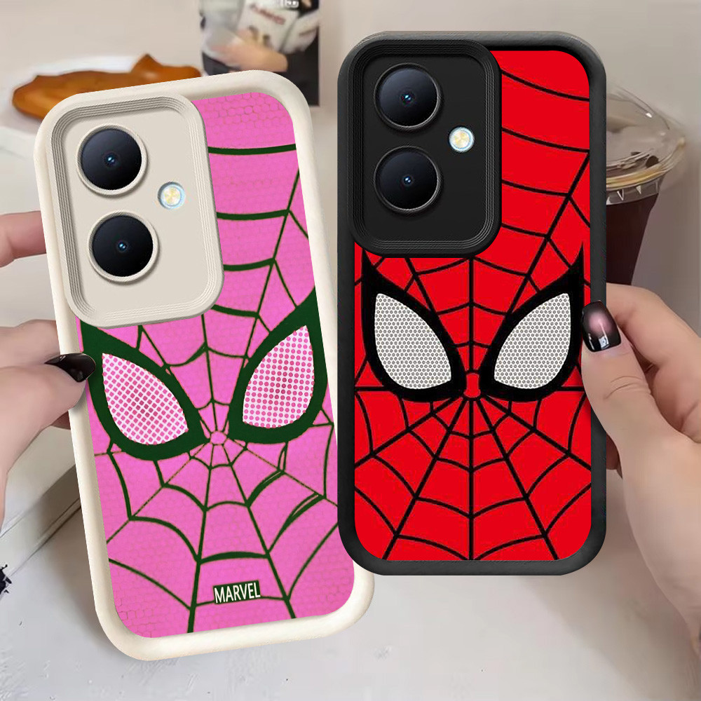 G-68 Spider man Casing สําหรับ OPPO Reno 11F 11 8T Pro 5G สีดําและสีขาว