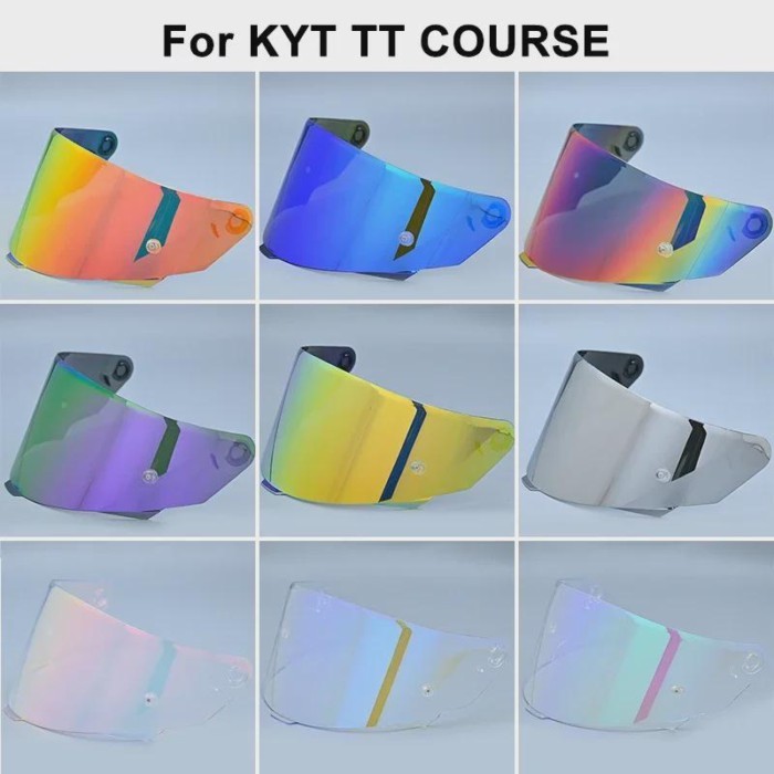 Helmet Visor for KYT TT COURSE Motorcycle Helmet Shield Windshield Sunscreen TTC Helmets Accessorie