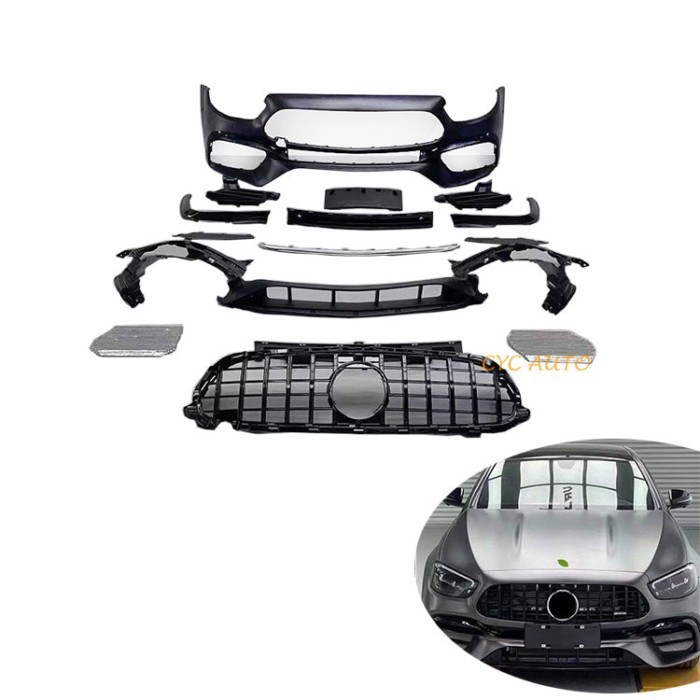 W213 E63S body kit front bumper with grille for Mercedes Benz E Class W213 sport sedan from CYC AUT