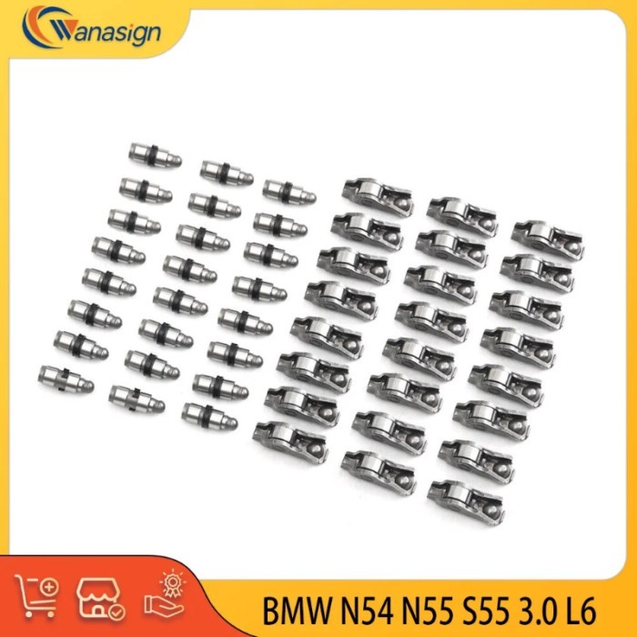 AUTO ENGINE PARTS 24x Hydraulic Lifters Rocker Arms Set For BMW 1 2 3 4 5 6 7 M3 M4 X1 X3 X4 X5 X6