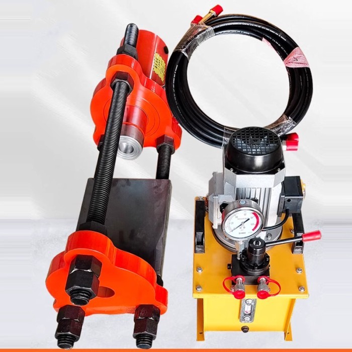 100T/120T Electric hydraulic chain press Portable hydraulic pin dismantling machine Electric chain