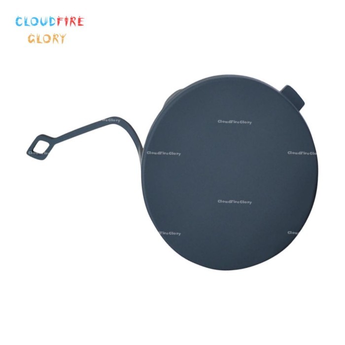 CloudFireGlory 7P6807449CGRU 7P6 807 449 CGRU Rear Left Bumper Towing Hook Cover Cap Primed Plastic