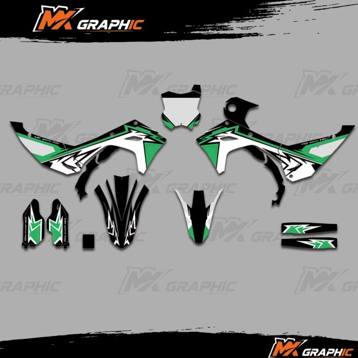 For Kawasaki KX450F 2024 2025 KXF450 KX 450 F Graphic Decal Sticker Motorcycle Accessory