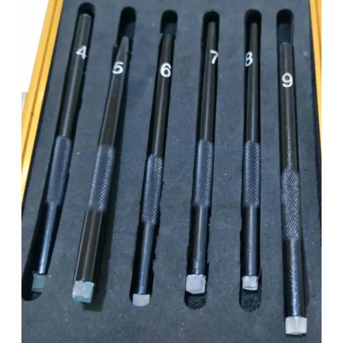 Genuine mailed Morse Mohs hardness test pen grade  testing kinds of gem jade jadeite hardness teste