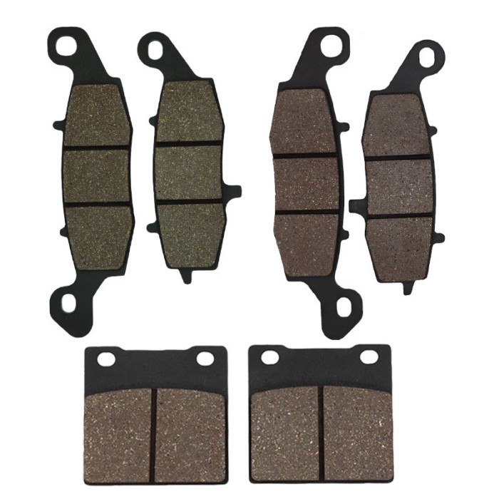 Cyleto Motorcycle Front and Rear Brake Pads for SUZUKI GSX 750F GSX750F Katana 750 1998 1999 2000 2