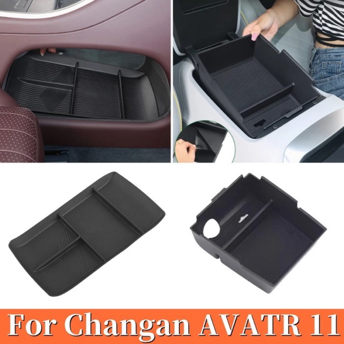 For Changan AVATR 11 2022-2024 AVATAR 11 Car Central Console Storage Box Central Control Lower Stor