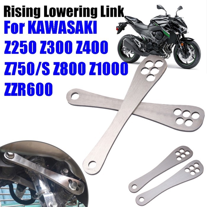 Motorcycle Rear Suspension Lowering Link Rising Links For KAWASAKI Z250 Z300 Z400 Z750 S Z750S Z800