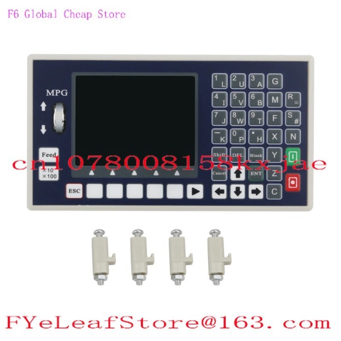 TC5530H 3 Axis TC5540H 4 Axis CNC Controller System G Code Motion Controller with MPG For CNC Milli