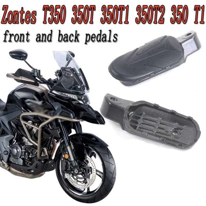 For Zontes T350 350T 350T1 350T2 350 T1 T2  Front And Rear Pedal Bracket Foot Pedal Foot Pedal