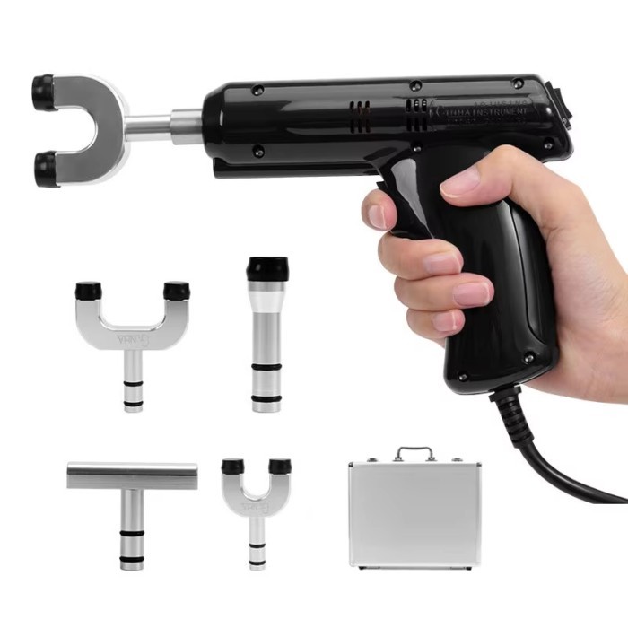 2025 Electric spine chiropractor adjusts cervical spine thoracic lumbar massager