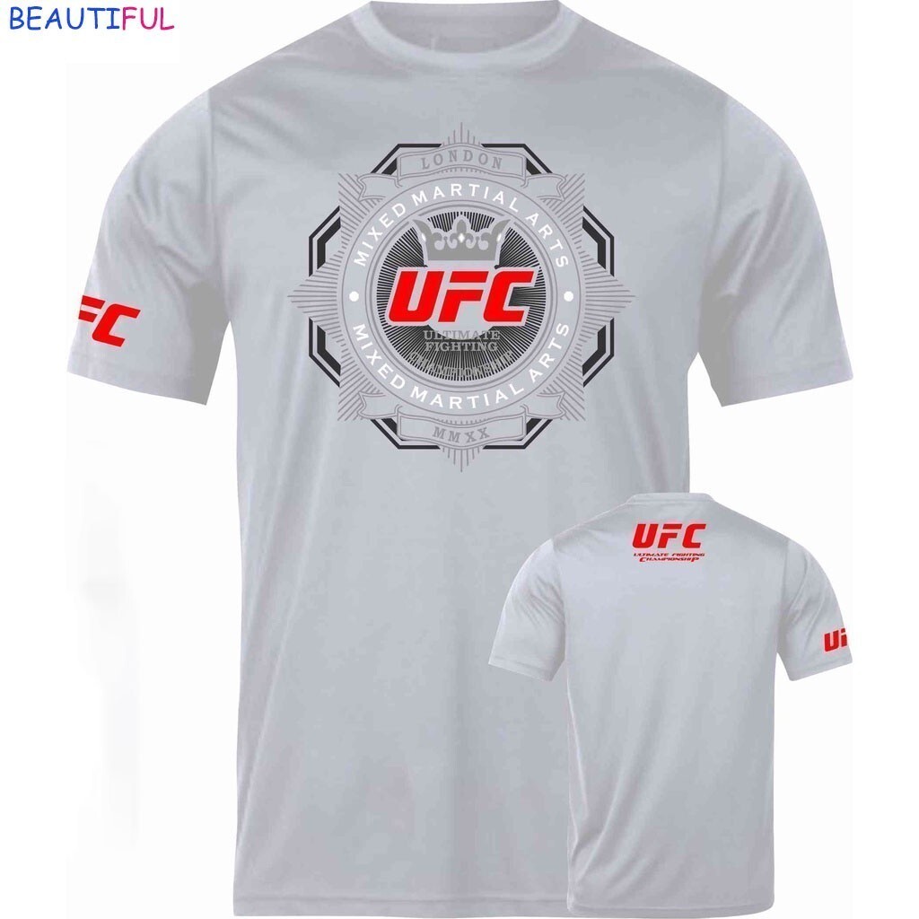 [คุณภาพสูง]เสื้อแขนสั้น UFC Ultimate Fighting Championship Drifit | เสื้อยืด UFC London Tom Art Top