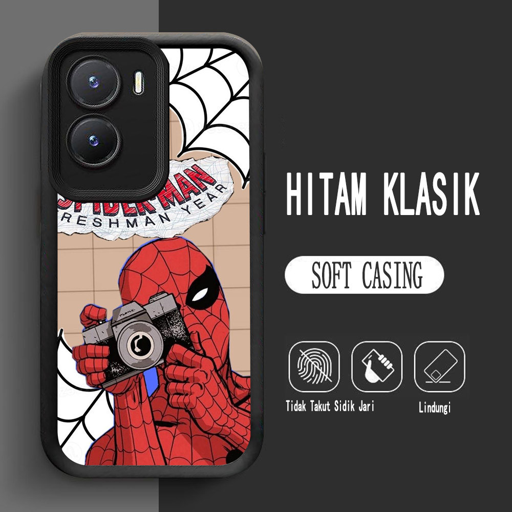 เคสสําหรับ VIVO IQOO Y16 Z9X Y02S Y56 Z9 5G Soft L-14 Spider-Man