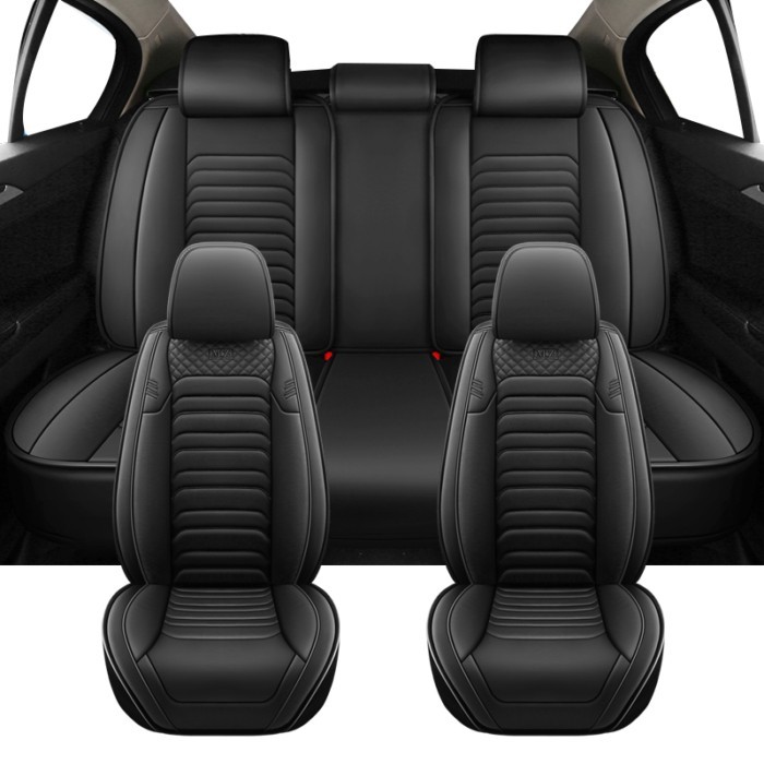 Universal PU Leather Car Seat Covers For Audi A4 B6 B7 B8 A6 4F C5 C6 C7 A7 100 Q2 Q3 Q2L Q5 Q7 Lux