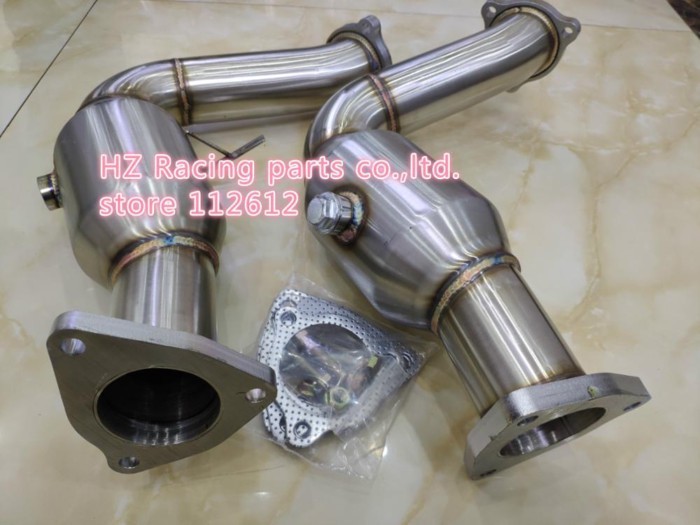 Catalyst Downpipe for audi A4 S4 B8.5 B8 A5 S5 A6 A7 C7 A8 D4 Q5 SQ5 B8 3.0 TFSI V6 downpipe 200 ce