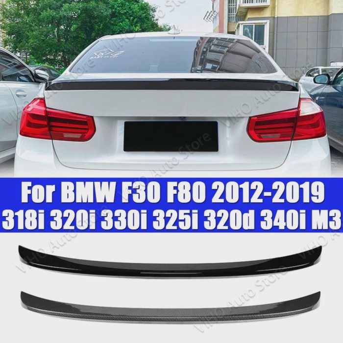 CSL Style Car Rear Trunk Spoiler Wing For BMW F30 F80 318i 320i 330i 325i 320d 340i M3 2012-2019 Gl