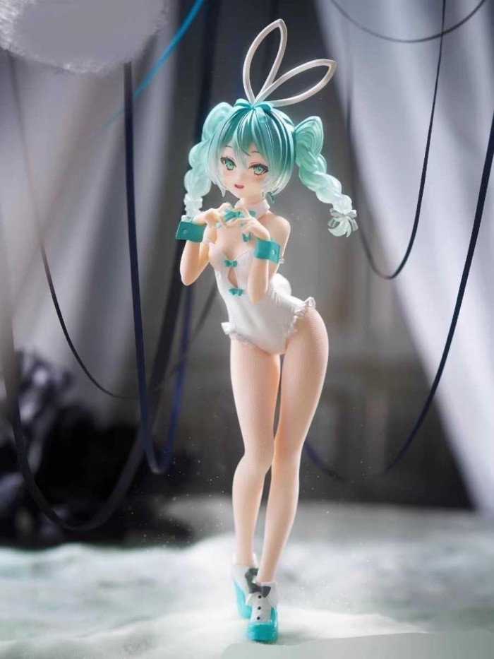 Hatsune Miku Bunny Girl Dressing ตําแหน่งยืนรูปน่ารัก สินค้าอนิเมะ