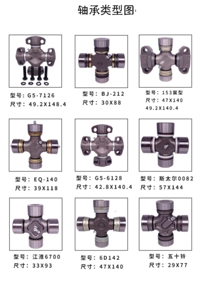 Universal sswawnn Cross Bearing BJ130 32X93 NJ131 35X98 EQ140 39X118 Drive Shaft Assembly