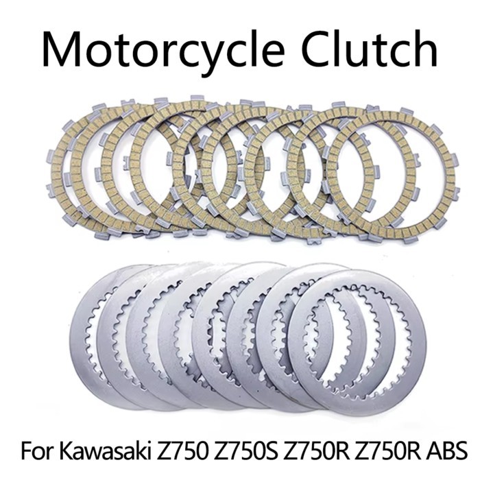 For Kawasaki Z750 Z750S Z750R Z 750 750S 750R ABS 2004-2010 2011 2012 Motorcycle Clutch Friction Pl