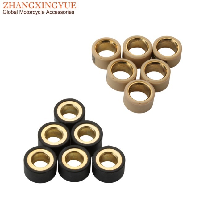 6PC Variator Roller 9g 13g 14g Weights 20x12mm For Yamaha Cygnus R Majesty X-City X-Max Versity BWS