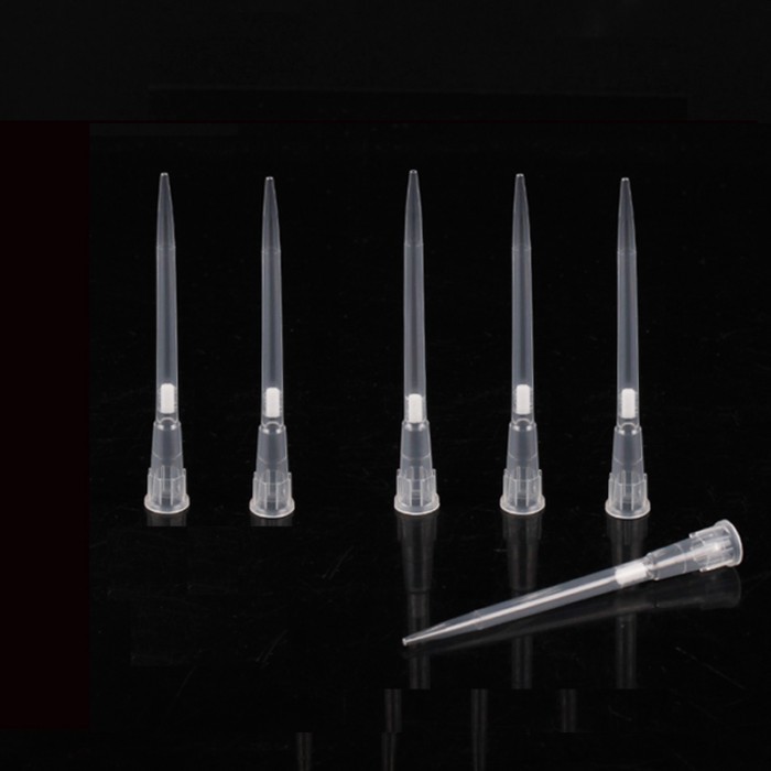 Filter Tips Universal Tips With Filter For Dispensers 10ul long Plastic Pipette Tips With Sand Core