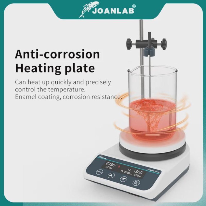 JOANLAB Official Store Hot Plate Magnetic Stirrer Laboratory Stirrer Magnetic Mixer Heating Thermos