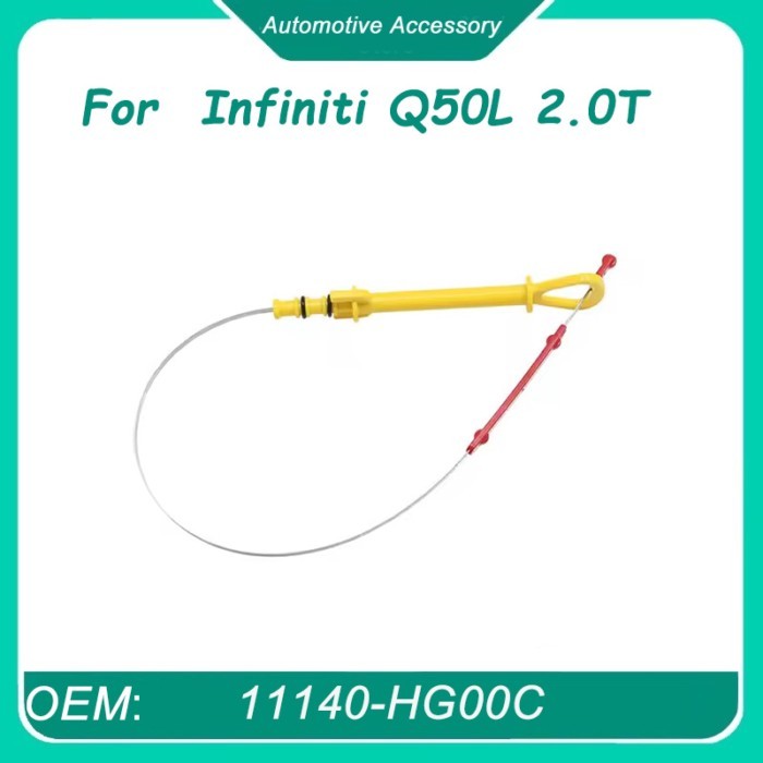 11140-HG00C 1Pcs Engine Oil Level Display Dipstick 11140-HG00C 11140HG00C for Infiniti Q50L 2.0T