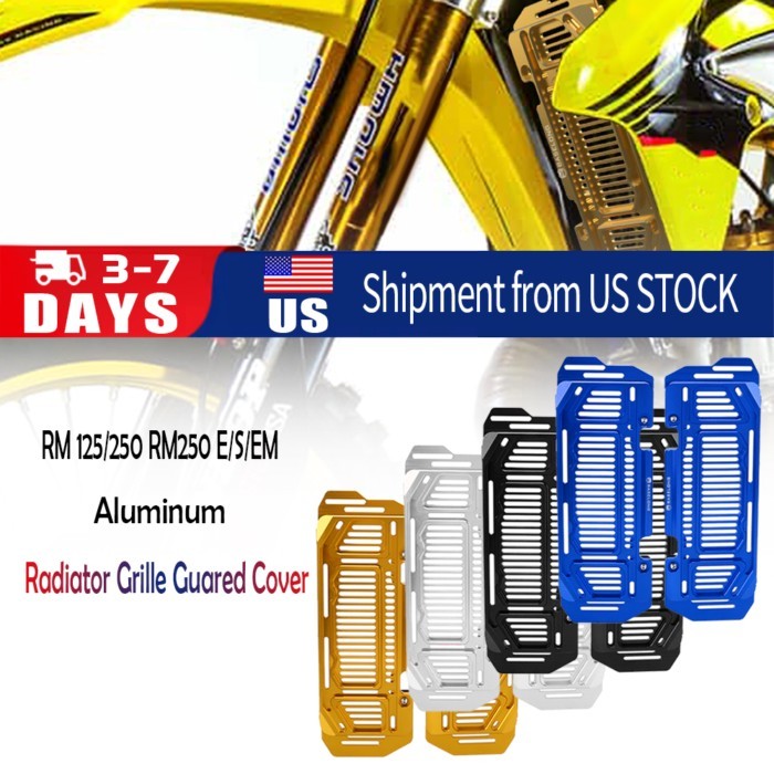Motorcycle For Suzuki RM250 RM125 RM rm 250 125 1996-2008 Radiator Guard Protector Grille Grill Cov