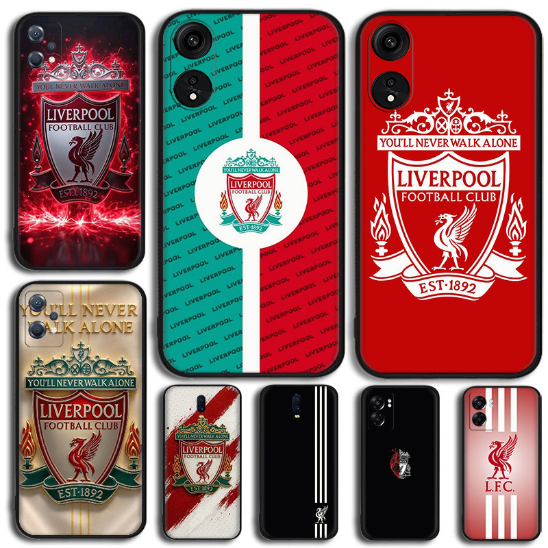 หลายรูปแบบTPUสีดําเคสโทรศัพท์WidepoolฟุตบอลClub (DMB9) สําหรับOPPO R9 F1 Plus R9S Reno 2 2Z 2F 3 4 P