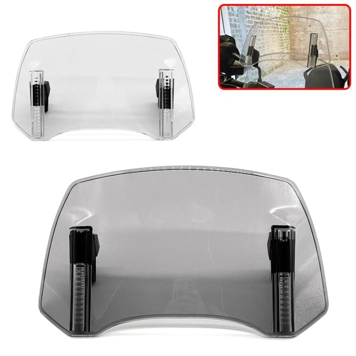 Fit For KYMCO AK550 AK550i AK-550 AK 550i Universal Motorcycle Adjustable Windscreen Windshield Ext
