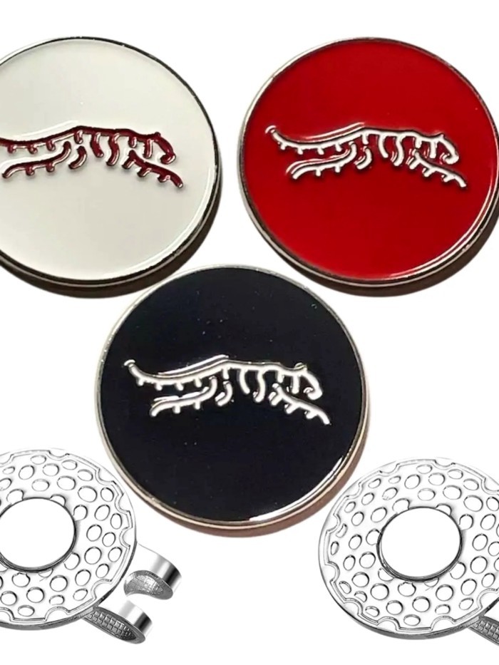 New Golf Mark Magnetic Tiger GOLF Marek Ball Mark Hat Clip