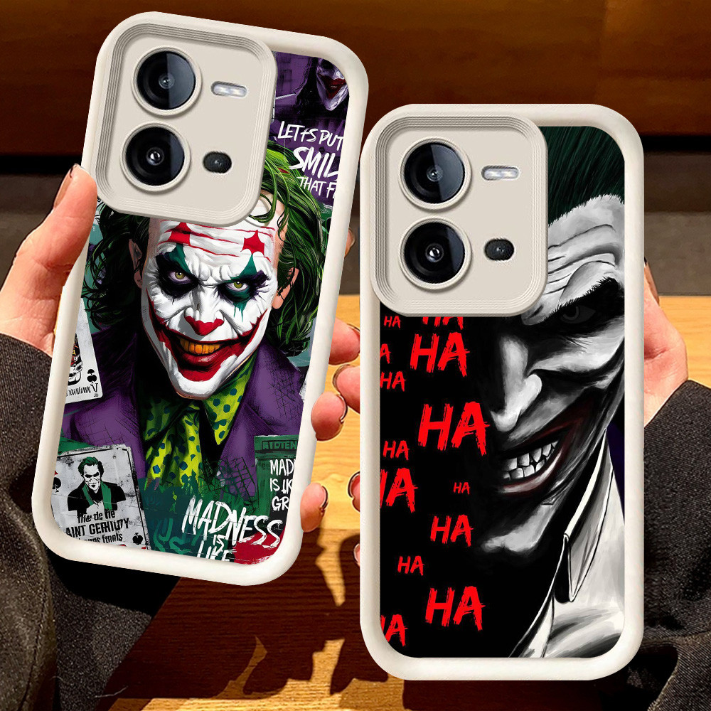 G-73 Joker Casing สําหรับ VIVO Y28 Y28s V25 V25E Y17S สีดําและสีขาว