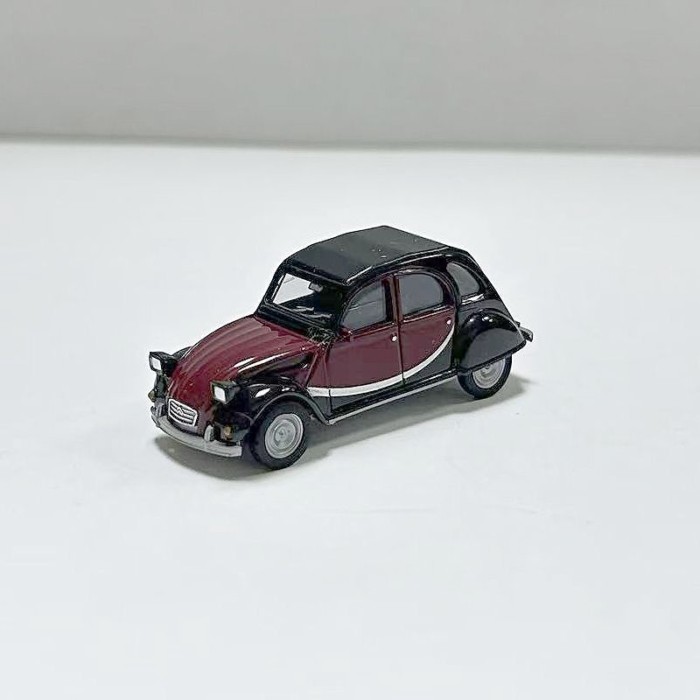 Herpa 1/87 Citroen 2CV โต๊ะทราย Master Car Model สีน้ําตาลดํา