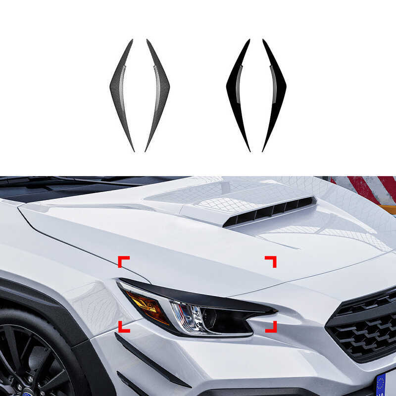 เหมาะสําหรับ Subaru Subaru WRX STI VB 2022 + ไฟหน้าโคมไฟคิ้วรถสติกเกอร์การปรับเปลี่ยนภายนอก