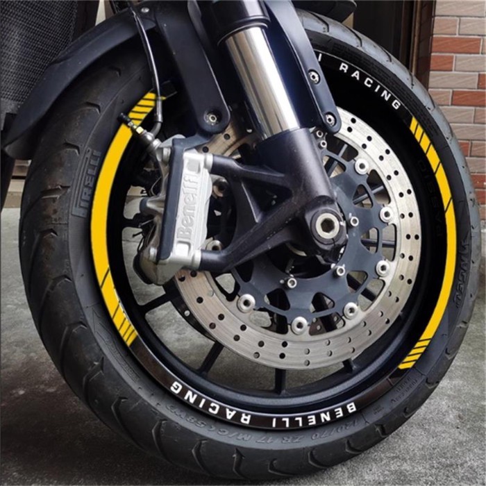For KEEWAY RKF125 RKF 125 Motorcycle Wheel Strip Sticker Rim Hub Decals Decoration Stickers