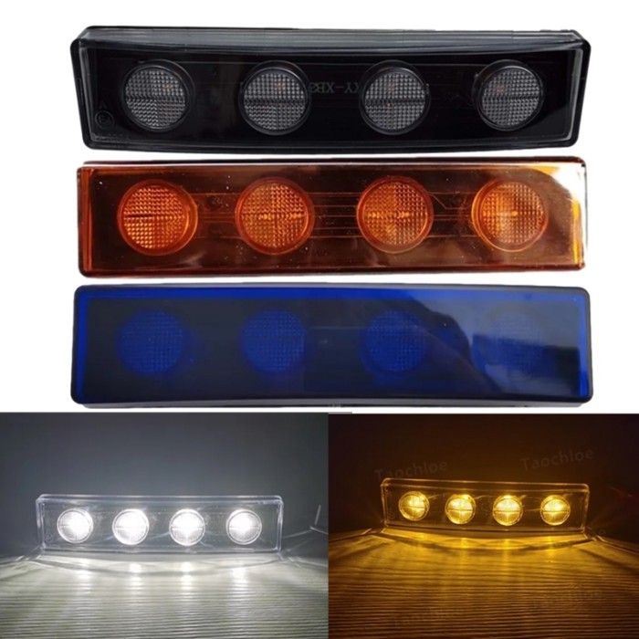 1X 24v White Amber Blue Led side marker for Scania truck warning light led Light Scania truck Sun v