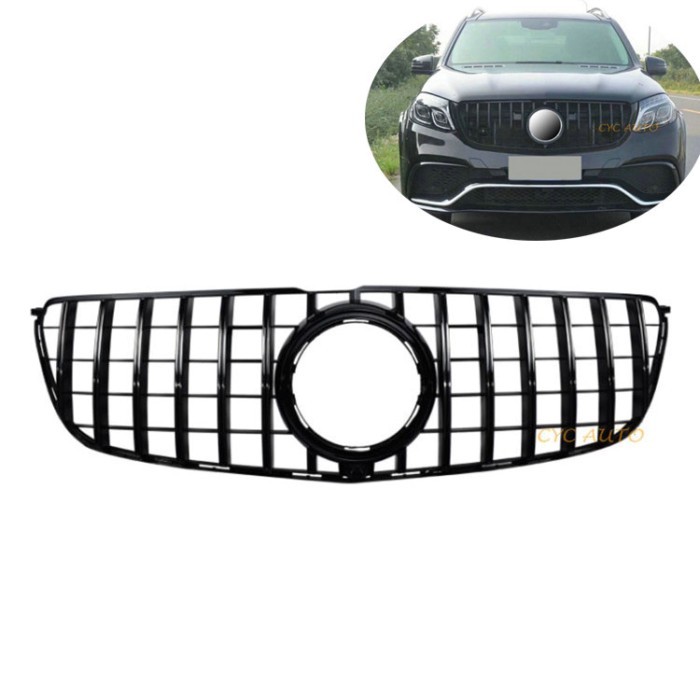 Modified Grille GT Front Facelift Panamericana Grill For Mercedes Benz GLS Class X166 body kit 2016