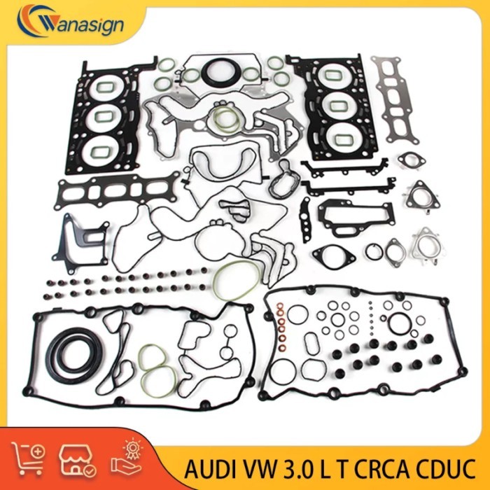 AUTO Engine Overhaul Gaskets Kit For VW Touareg Audi A4 A5 A6 A7 A8 Q7 3.0T 3.0L 3.0 L T V6 CRCA CD