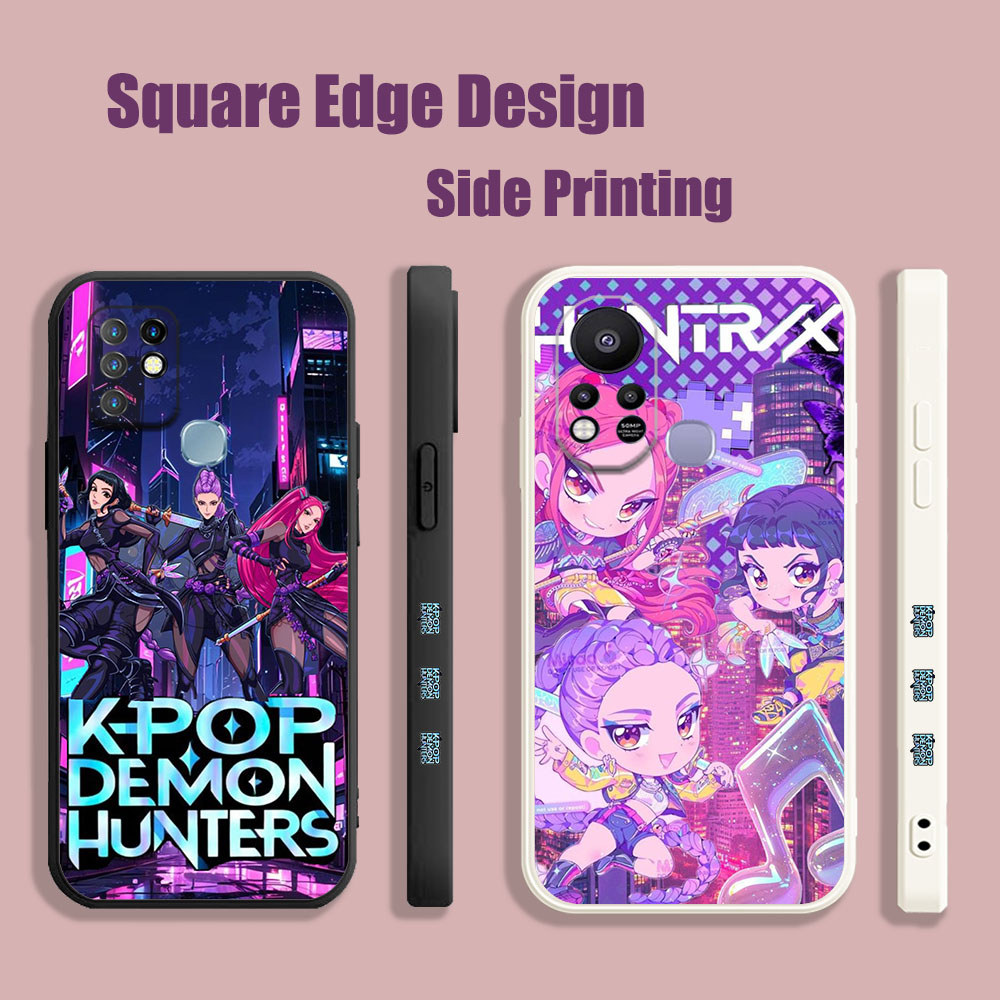 ปลอกสําหรับ iPhone 11 Pro Max 12 Pro Max 6/6s 7/8 7 Plus X/XS XR XS MAX Kpop Demon Hunters Rumi Zoey