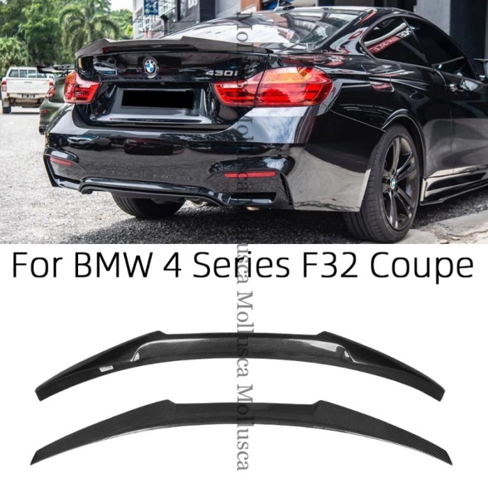 For BMW 4 Series F32 Coupe M4 Style Carbon fiber Rear Spoiler Trunk wing 2013-2019 430i 440i FRP ho