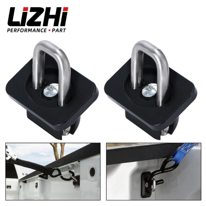 2Pcs Truck Bed Tie-Down Anchors Mount Pickup Truck Bed Side Wall For Chevy GMC 07-22 Silverado Sier