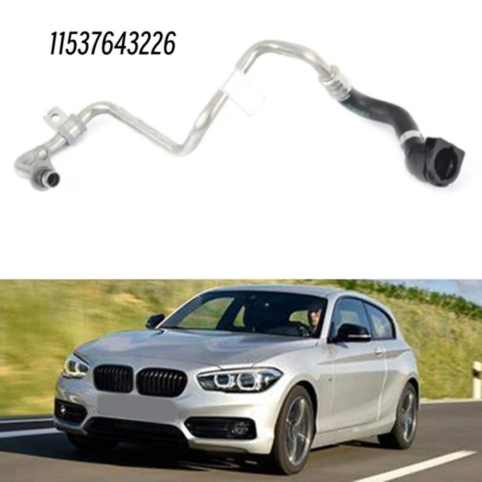 11537643226 1Pcs New Turbocharger Coolant Return Line For BMW F20 F30 G30 X3 X4 125I 330I 120i B48