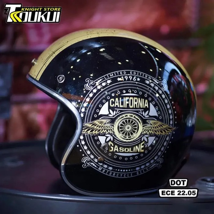 Motorcycle Helmet Retro ECE Approved Moto Helmet Capete De Moto 3/4 Open Face Casco Moto DOT Certif