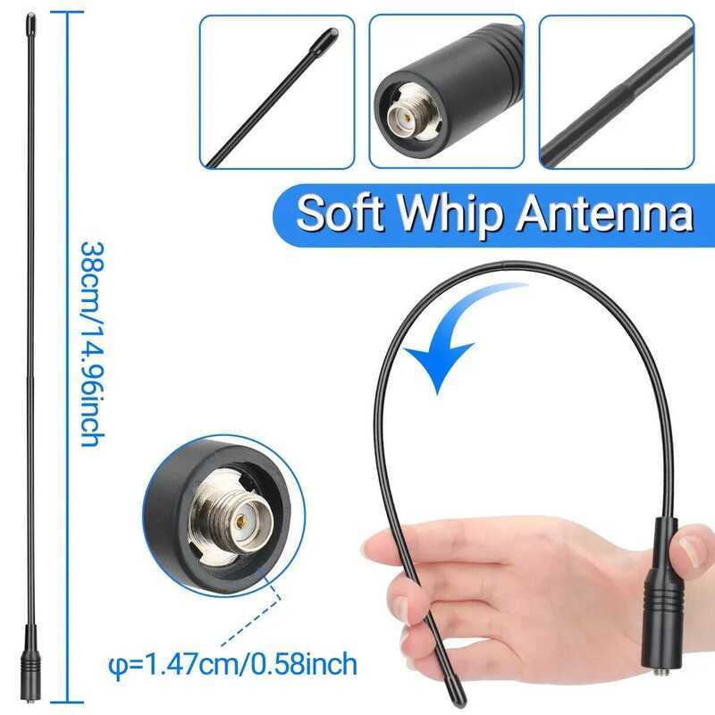 ▥ Am-771 Antenna Full Band 108-136Mhz For  Uvk5 Uvk6 Uv5r Plus  M5r Uv17m Uv13m