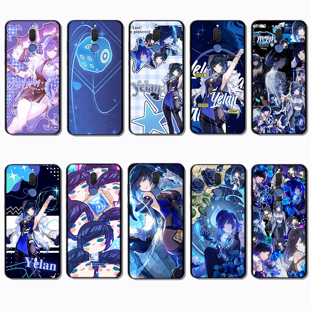 สําหรับ Huawei Nova 2 Lite 2i 3 3i 4E 5i 5T 7 SE 8i VS12 Yelan Slim Black Border TPU Soft Case | โทร