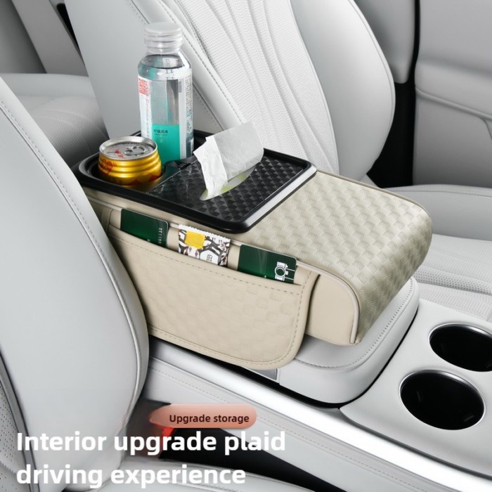 PU Leather Universal Style Car Armrest Pad for Bmw I3 I4 I5 I7 Ix3 Ix Ix1 I8 Car Accessories Comfor