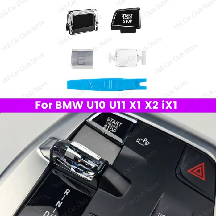 Crystal Style 3-Piece Set With Paddle Shifters For Left-Hand Drive BMW x1 ix1 u1 u12 x2 ix2 u10 Car