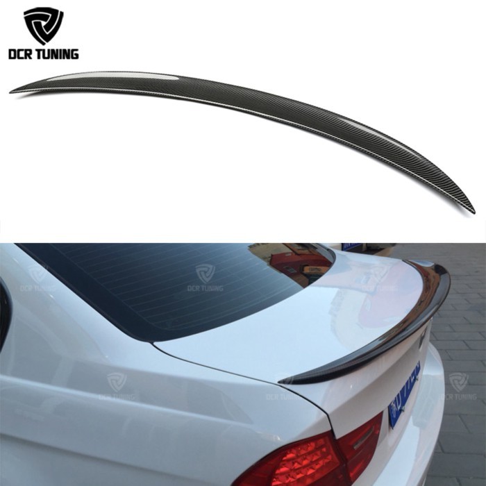 For BMW E90 spoiler E90 & E90 M3 carbon fiber rear trunk spoiler 318i 320i 325i 330i 2005-2011 E90
