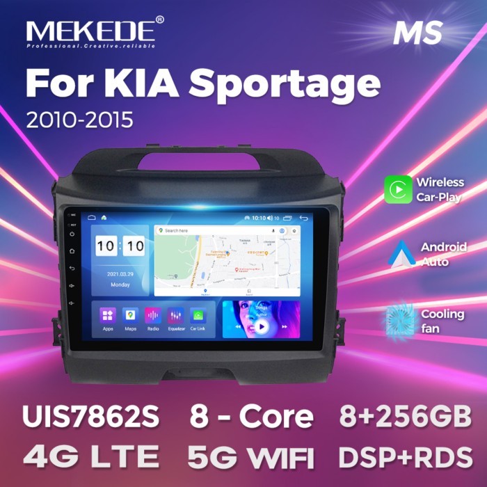 MEKEDE Car Radio Android Screen For Kia Sportage 3 SL 2010-2016 Wireless CarPlay Android Auto Car M