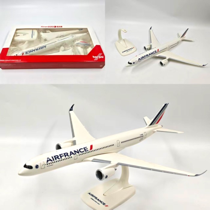 1: 200 HERPA France Airlines A350-900 จําลองประกอบเครื่องบินการบินคลาสสิกคอลเลกชันเครื่องประดับจําลอ