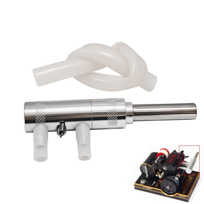 TOYAN FS-L200 Methanol Gasoline Engine RC Double Cylinder Four-stroke Model Engine Dedicated Exhaus
